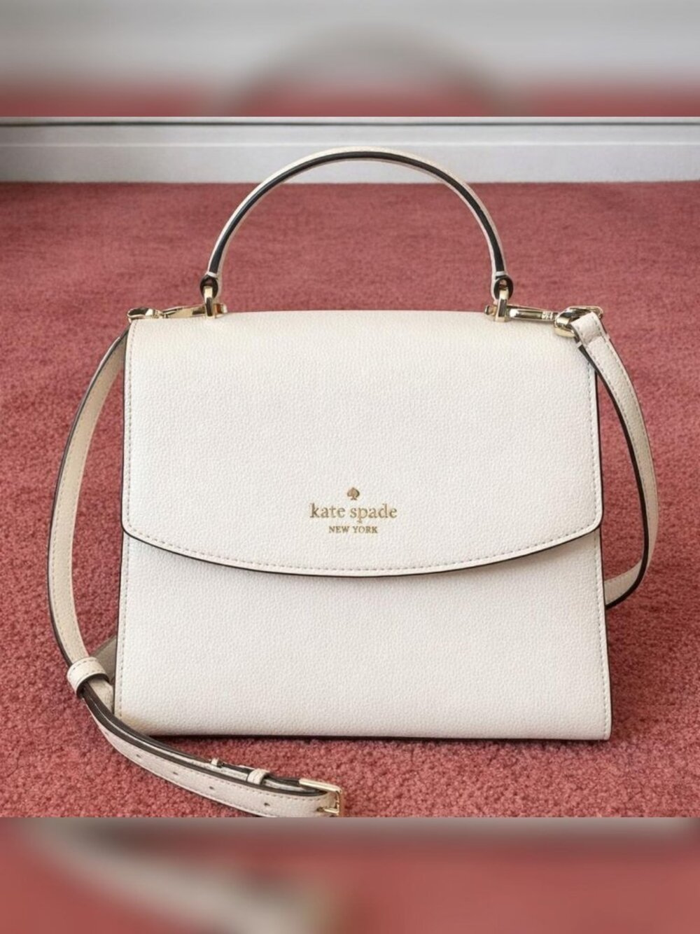 Kate Spade New York Darcy Top Handle Satchel - Parchment